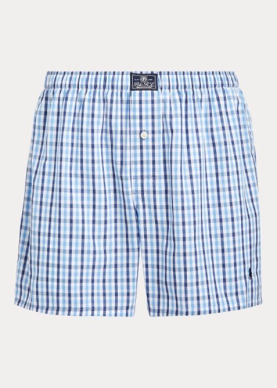 Boxer Polo Ralph Lauren Hombre Azul Marino Rayas - Plaid Cotton - YGMTF7356